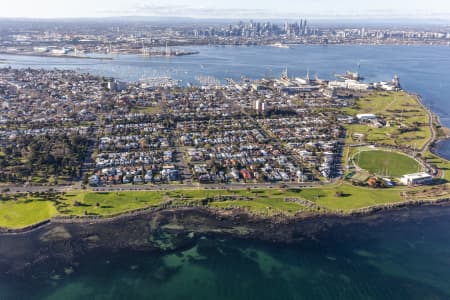 Aerial Image of WILLIAMSTOWN IN VIC