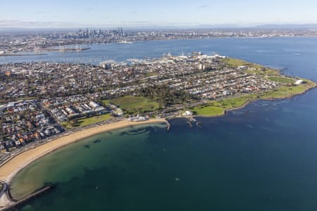 Aerial Image of WILLIAMSTOWN IN VIC