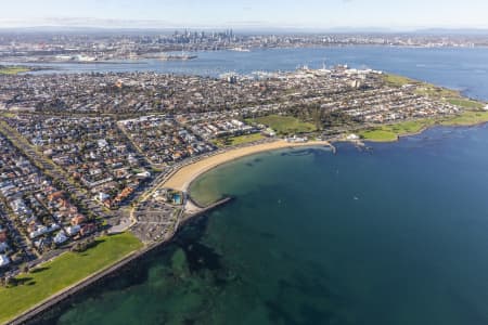 Aerial Image of WILLIAMSTOWN IN VIC