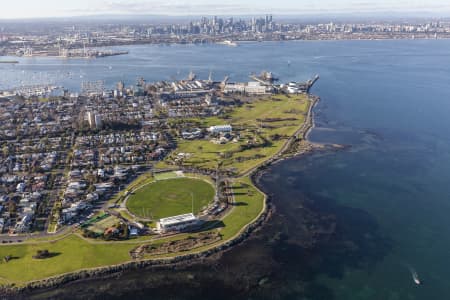 Aerial Image of WILLIAMSTOWN IN VIC