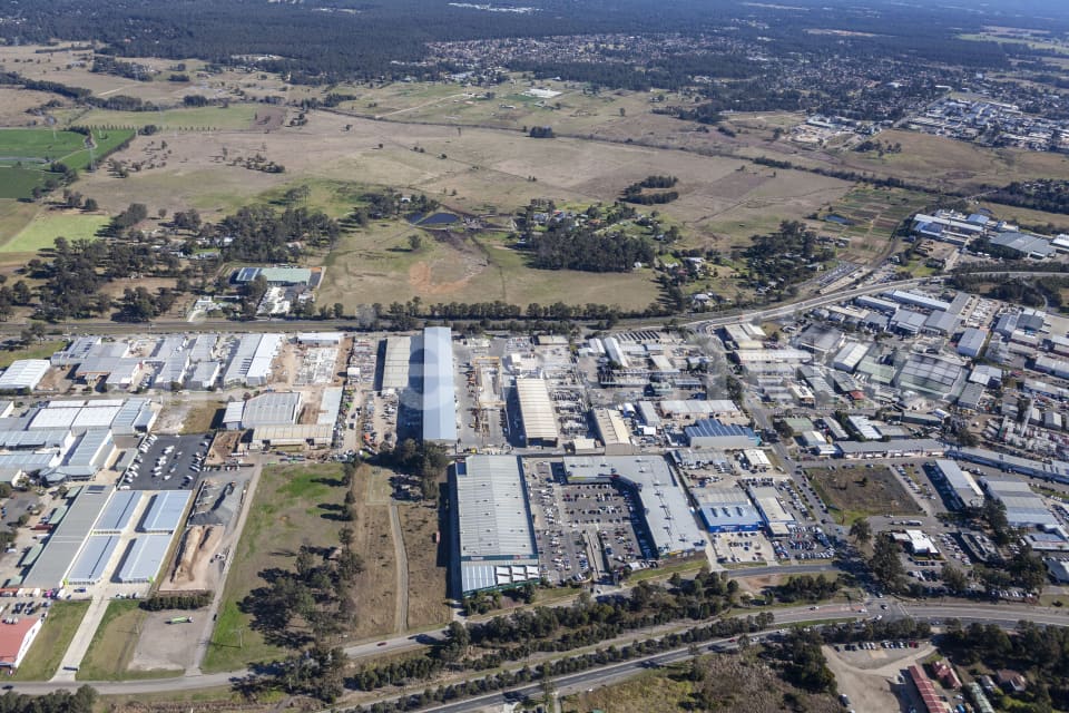 Aerial Image of Vinyard in NSW