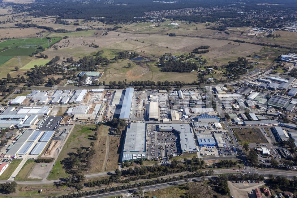 Aerial Image of Vinyard in NSW