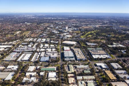 Aerial Image of CASTLE HILL IN NSW