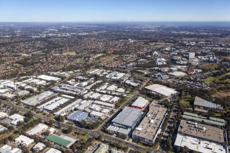 Aerial Image of CASTLE HILL IN NSW