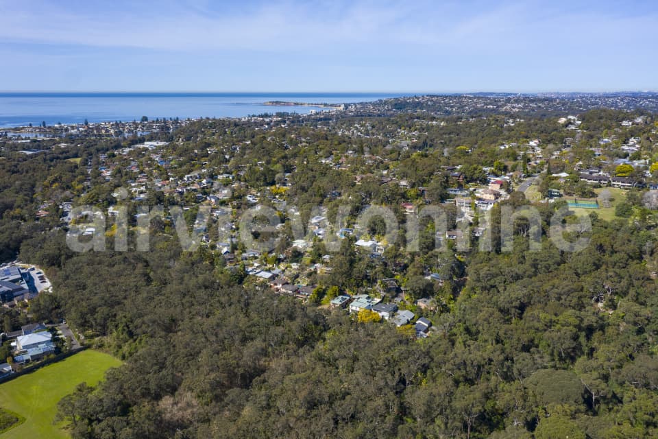 Aerial Image of Irrawong Road Warriewood
