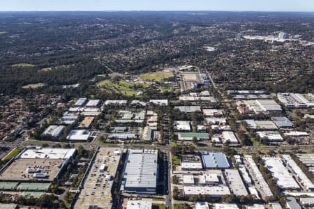 Aerial Image of CASTLE HILL IN NSW