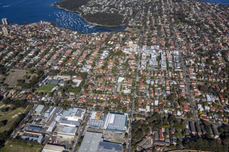 Aerial Image of BALGOWLAH IN NSW