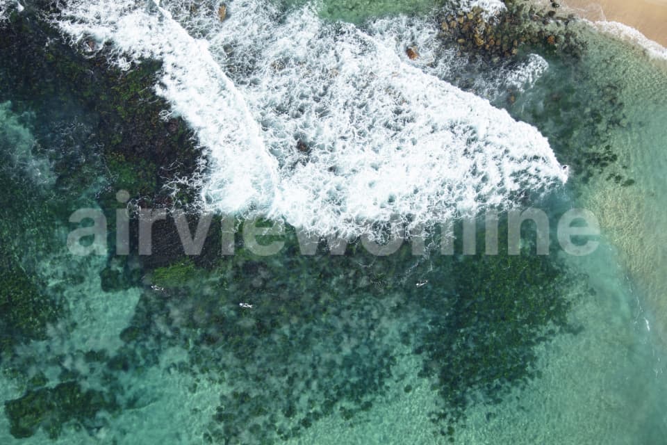Aerial Image of Surfers Bronte