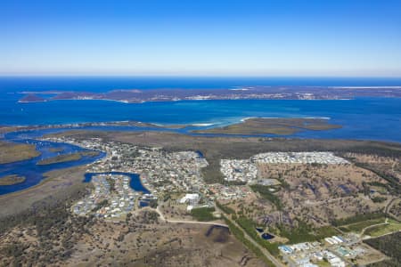 Aerial Image of TEA GARDENS