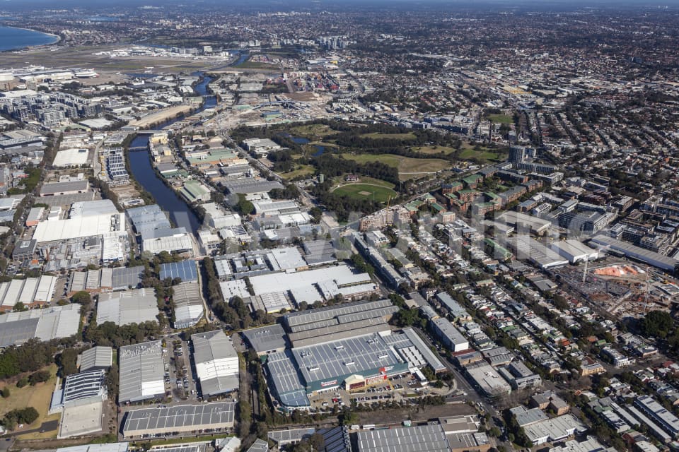 Aerial Image of Alexandria in NSW