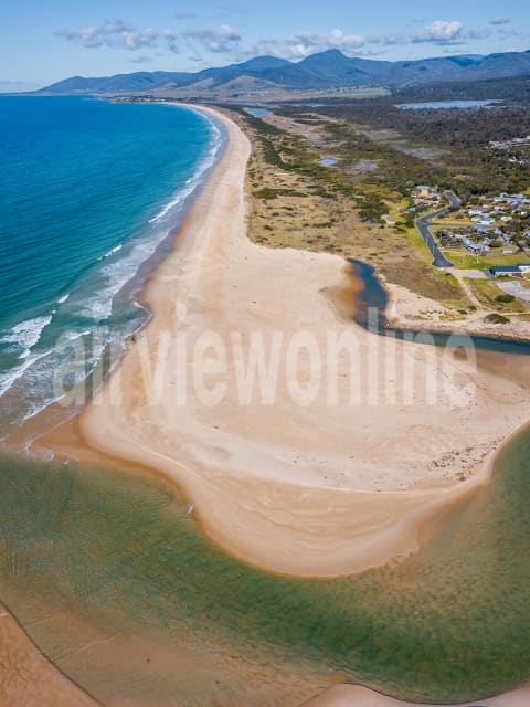 Aerial Image of Scamander and Tasmania\'s east Coast