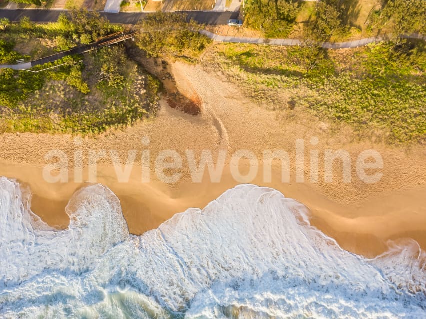 Aerial Image of Shelly Beach, Caloundra Coastline