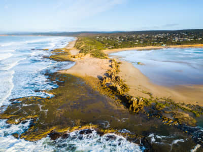 Aerial Image of ROCKY COASTLINE AT POINT ROADKNIGHT