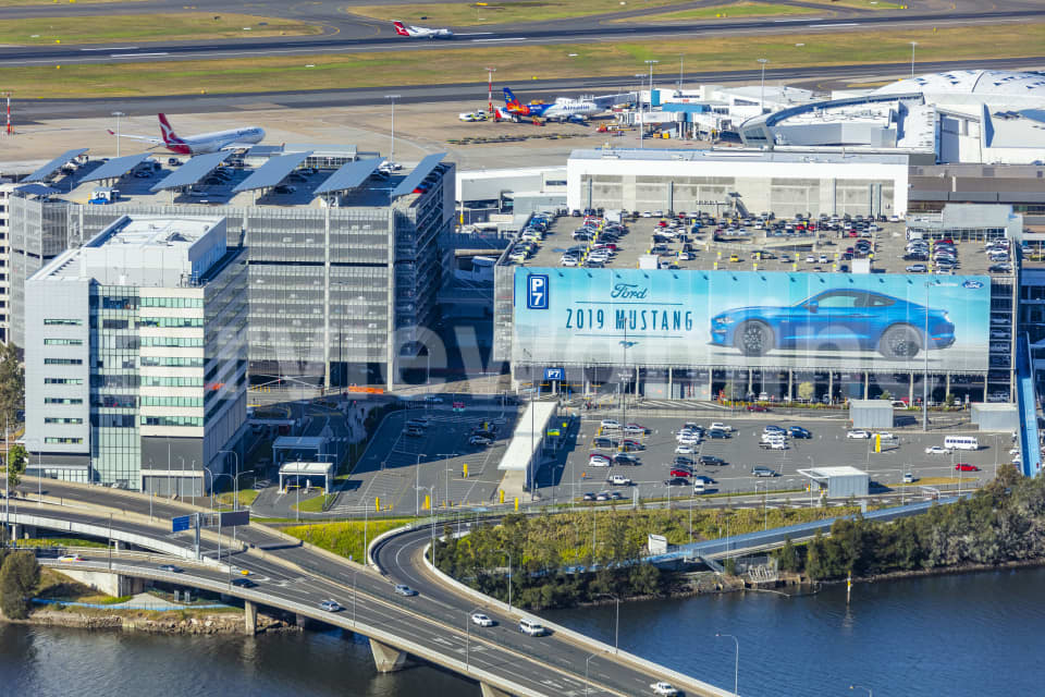 Aerial Image of Sydney Airport P7 Parking