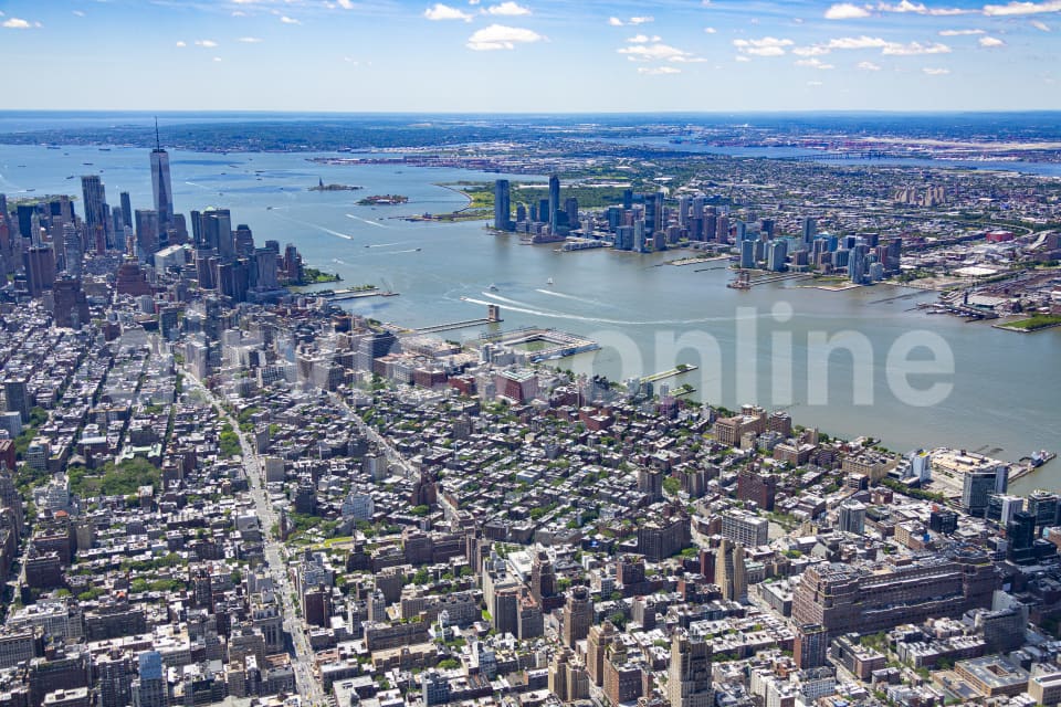Aerial Image of Greenwich Village
