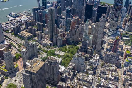 Aerial Image of BROOKLYN BRIDGE CITY HALL STATION