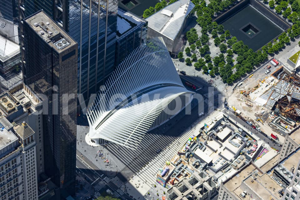Aerial Image of World Trade Center, New York