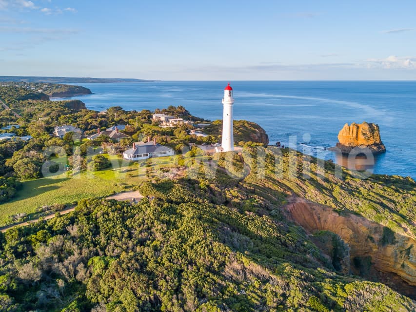 Aerial Image of Split Point Lighthouse at Aireys Inlet