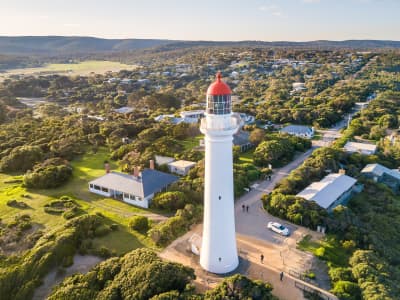 Aerial Image of SPLIT POINT LIGHTHOUSE AND AIREYS INLET TOWNSHIP