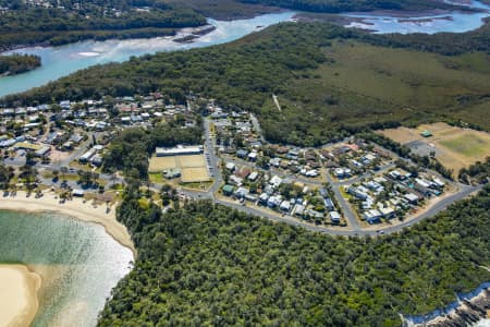Aerial Image of LAKE CATHIE BOWLING & RECREATION CLUB