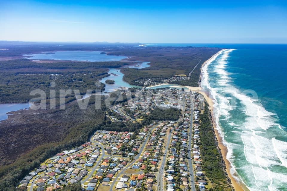 Aerial Image of Lake Cathie, Port Macquarie