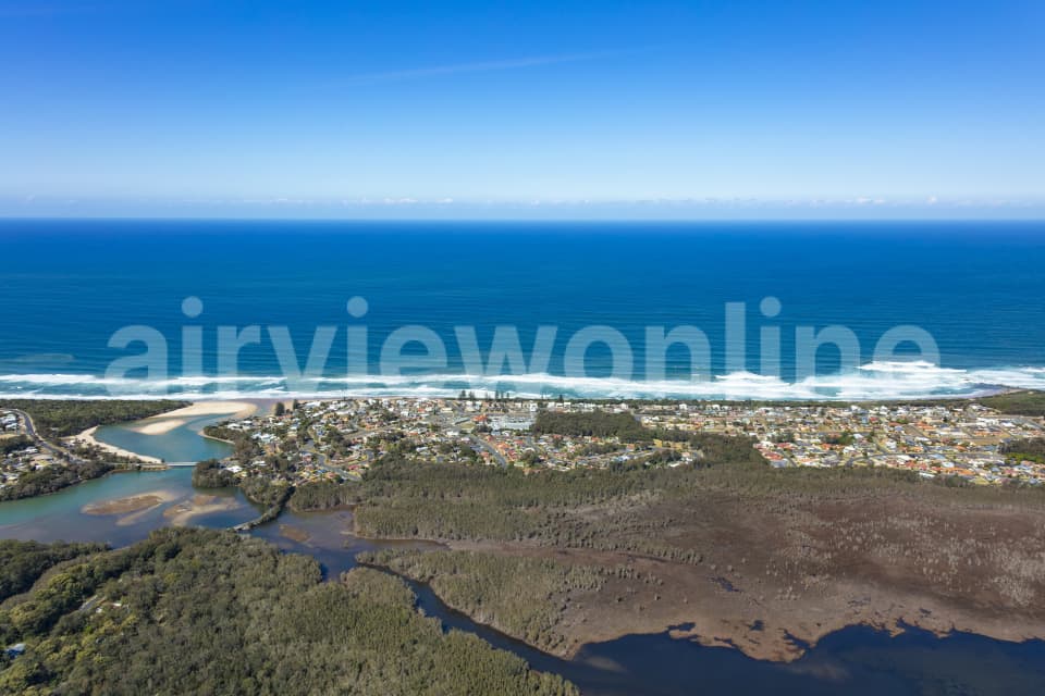 Aerial Image of Lake Cathie, Port Macquarie