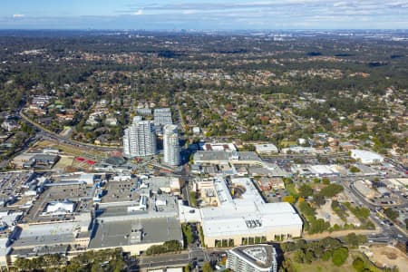 Aerial Image of CASTLE HILL STATION AND CASTLE TOWERS
