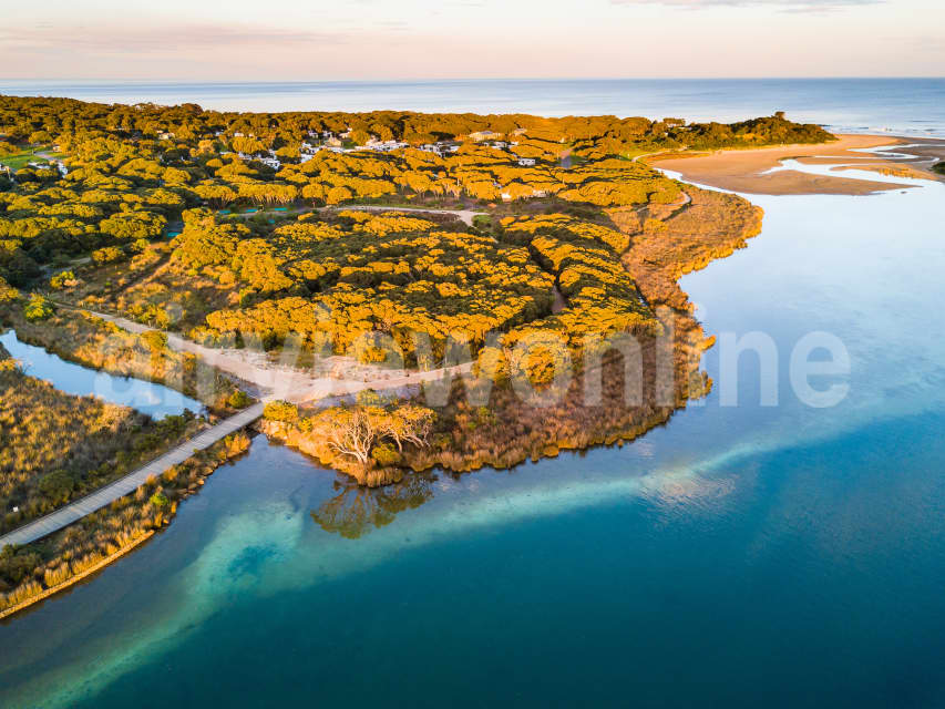 Aerial Image of Anglesea River