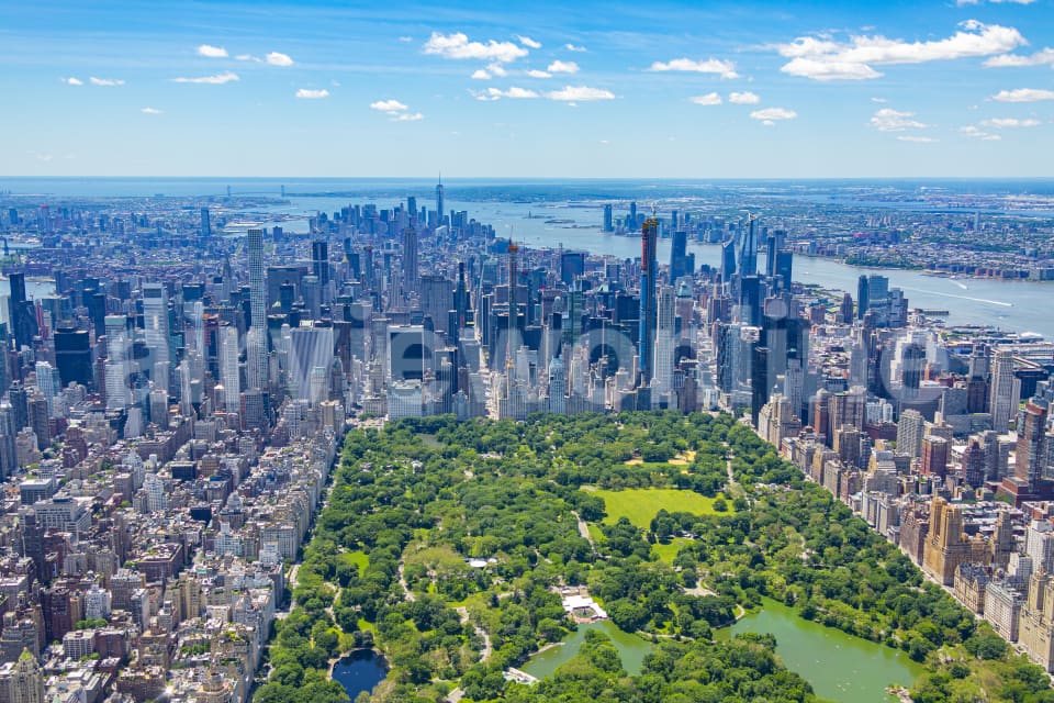 Aerial Image of Central Park, New York