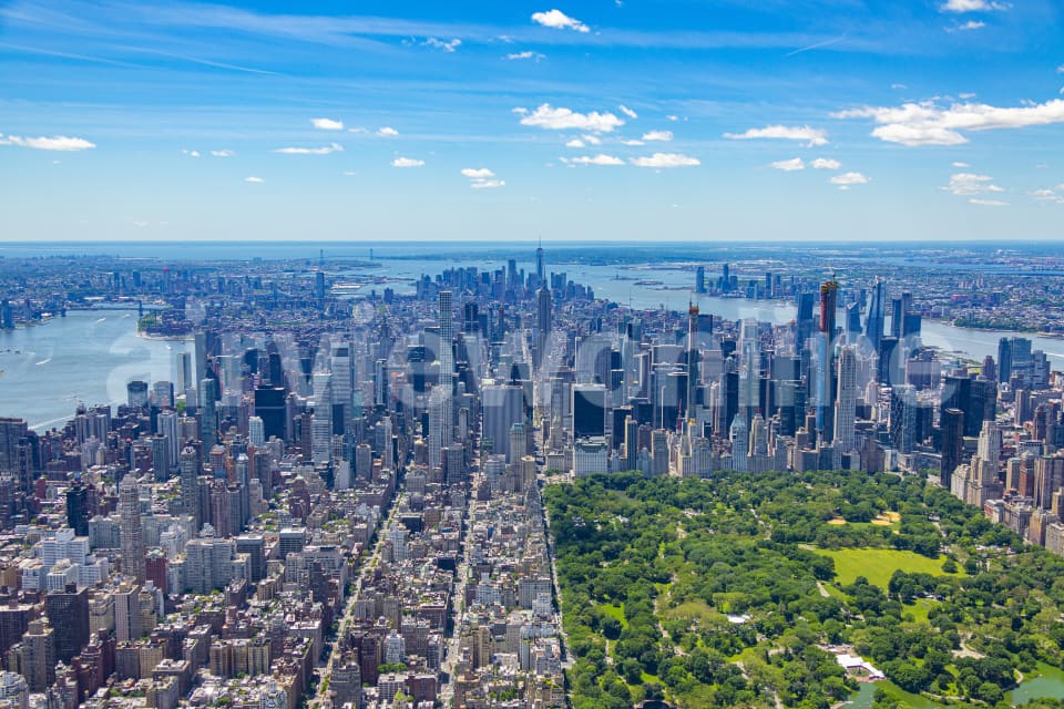 Aerial Image of 5th Avenue, New York City