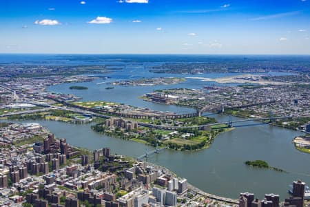 Aerial Image of RANDALLS ISLAND AND UPPER EAST SIDE
