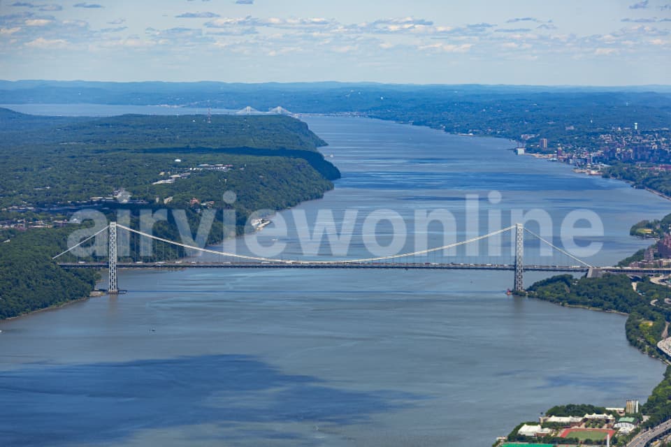 Aerial Image of George Washington Bridge