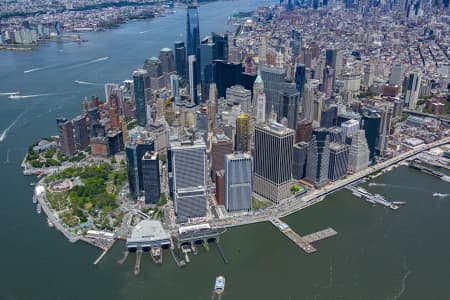 Aerial Image of BATTERY PARK, NEW YORK CITY