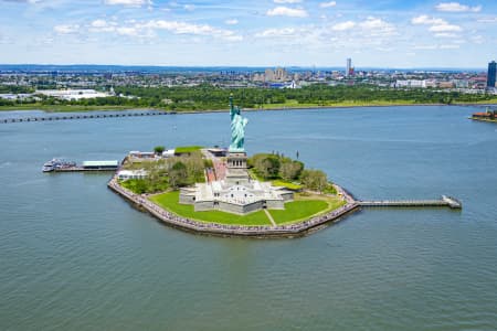 Aerial Image of STATUE OF LIBERTY NATIONAL MONUMENT