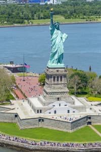 Aerial Image of STATUE OF LIBERTY NATIONAL MONUMENT