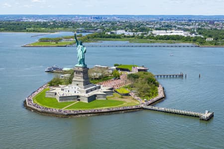 Aerial Image of STATUE OF LIBERTY NATIONAL MONUMENT