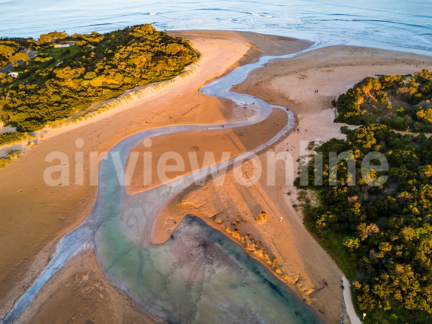 Aerial Image of Anglesea River