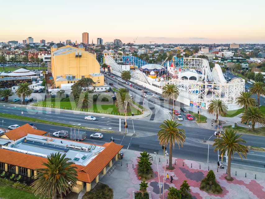 Aerial Image of St Kilda Foreshore VIC