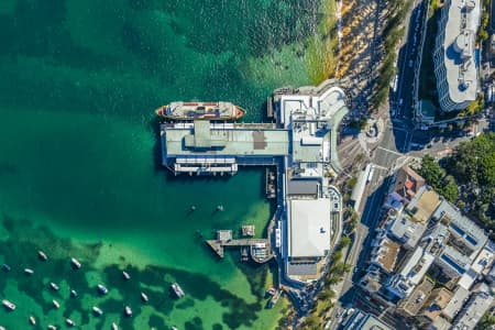 Aerial Image of MANLY WHARF