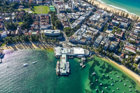 Aerial Image of MANLY WHARF