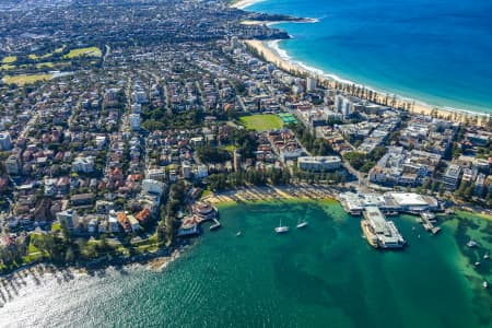 Aerial Image of MANLY WHARF