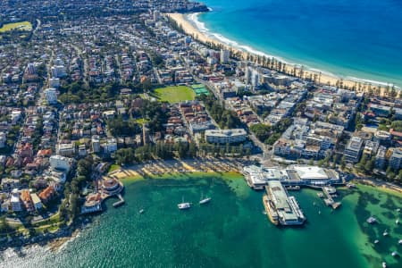 Aerial Image of MANLY WHARF