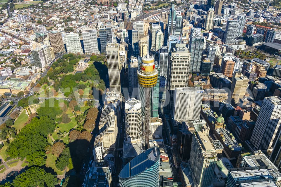 Aerial Image of Sydney Eye Tower