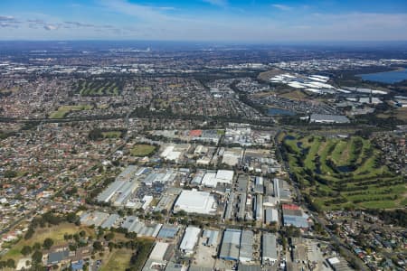 Aerial Image of GIRRAWEEN INDUSTRIAL AREA