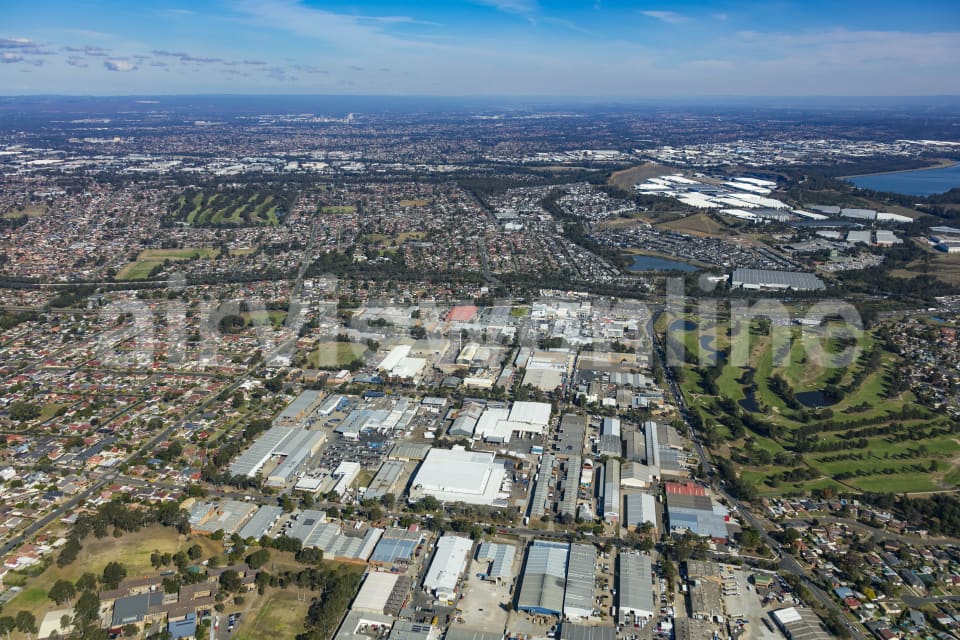 Aerial Image of Girraween Industrial Area