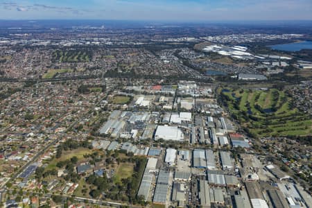 Aerial Image of GIRRAWEEN INDUSTRIAL AREA