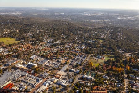 Aerial Image of KALAMUNDA IN WA
