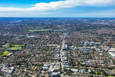 Aerial Image of CANTERBURY