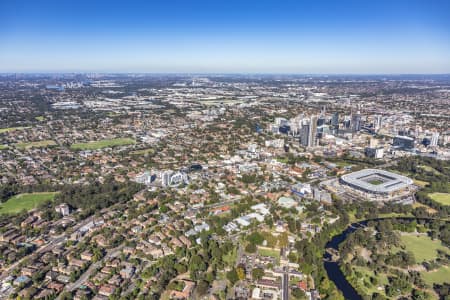 Aerial Image of NORTH PARRAMATTA