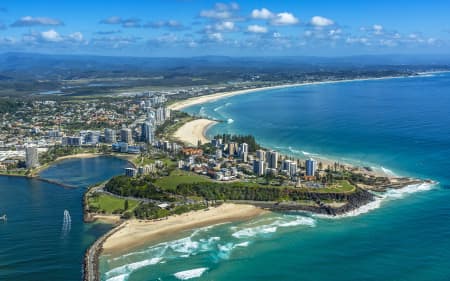 Aerial Image of COOLANGATTA